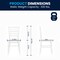 Emma and Oliver Child’s All Occasion Resin Chiavari Chair for Home or Home Based Rental Business